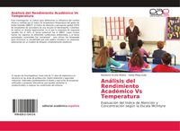 Produktbild: An&aacute;lisis del Rendimiento Acad&eacute;mico Vs Temperatura