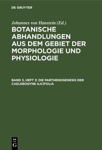Produktbild: Die Parthenogenesis der Caelebogyne ilicifolia