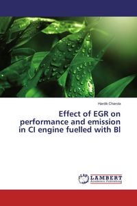 Produktbild: Effect of EGR on performance and emission in CI engine fuelled with Bl
