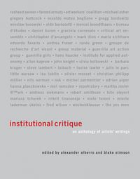 Produktbild: Institutional Critique