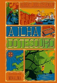 Produktbild: A Ilha do Tesouro - Edi&ccedil;&atilde;o de luxo ilustrada e com elementos interativos do est&uacute;dio MinaLima