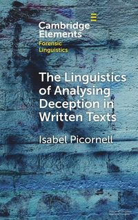 Produktbild: The Linguistics of Analysing Deception in Written Texts