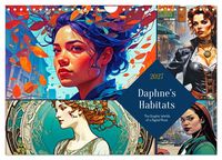 Produktbild: Daphne&rsquo;s Habitats, the Graphic Worlds of a Digital Muse (Wall Calendar 2027 DIN A4 landscape), CALVENDO 12 Month Wall Calendar