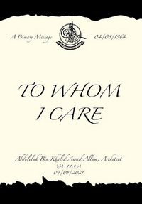 Produktbild: To Whom I Care