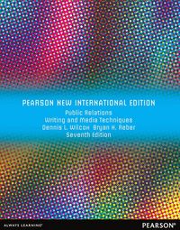 Produktbild: Public Relations Writing and Media Techniques