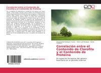 Produktbild: Correlaci&oacute;n entre el Contenido de Clorofila y el Contenido de Proteina
