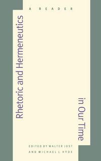 Produktbild: Rhetoric and Hermeneutics in Our Time