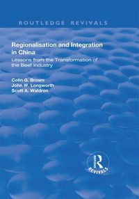 Produktbild: Regionalisation and Integration in China