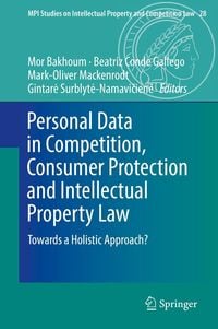 Produktbild: Personal Data in Competition, Consumer Protection and Intellectual Property Law