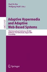 Produktbild: Adaptive Hypermedia and Adaptive Web-Based Systems
