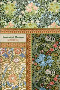 Produktbild: Greetings of Blossoms NOTEBOOK [ruled Notebook/Journal/Diary to write in, 60 sheets, Medium Size (A5) 6x9 inches]