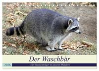 Produktbild: Der Waschb&auml;r - Der Maskentr&auml;ger in unseren W&auml;ldern (Tischkalender 2026 DIN A5 quer), CALVENDO Monatskalender