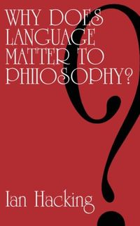 Produktbild: Why Does Language Matter to Philosophy?