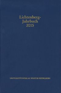 Produktbild: Lichtenberg-Jahrbuch 2015