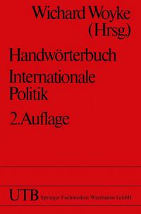 Produktbild: Handw&ouml;rterbuch Internationale Politik