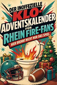 Produktbild: Der inoffizielle Klo-Adventskalender f&uuml;r Rhein Fire-Fans