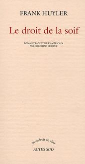 Produktbild: Le droit de la soif