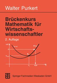 Produktbild: Br&uuml;ckenkurs Mathematik f&uuml;r Wirtschaftswissenschaftler