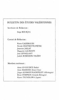 Produktbild: Valery: en somme: etudes valeryennes 88/