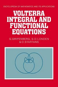 Produktbild: Volterra Integral and Functional Equations