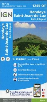 Produktbild: Hendaye - St. Jean-de-Luz- Cote d'argent 1:25.000
