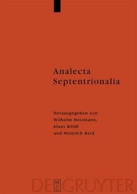 Produktbild: Analecta Septentrionalia