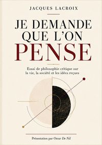 Produktbild: Je demande que l'on pense