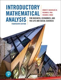 Produktbild: Haeussler, E: Introductory Mathematical Analysis for Busines