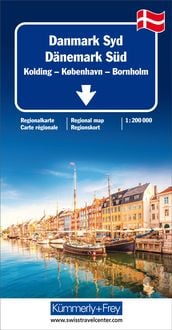 Produktbild: D&auml;nemark S&uuml;d Regionalkarte