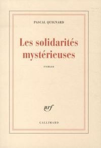 Produktbild: Les solidarit&eacute;s myst&eacute;rieuses