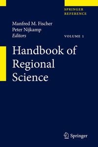 Produktbild: Handbook of Regional Science