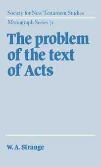 Produktbild: The Problem of the Text of Acts