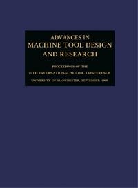 Produktbild: Advances in Machine Tool Design and Research 1969