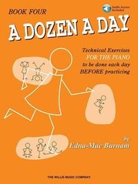 Produktbild: A Dozen a Day Book 4 - Book/Online Audio