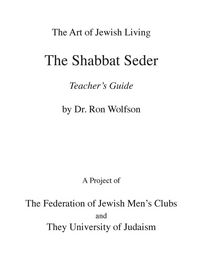 Produktbild: Shabbat Seder Teacher's Guide