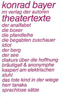 Produktbild: Theatertexte