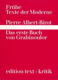 Produktbild: Das erste Buch von Grabinoulor
