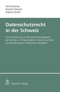 Produktbild: Datenschutzrecht in der Schweiz