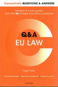 Produktbild: Foster, N: Concentrate Questions and Answers EU Law