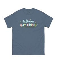 Produktbild: Heartstopper: Full-on Gay Crisis Unisex T-Shirt Large