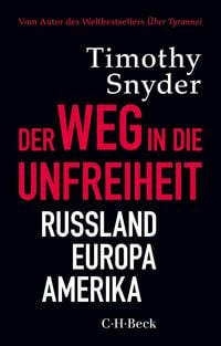 Produktbild: Der Weg in die Unfreiheit