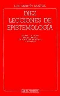 Produktbild: Diez lecciones de epistemolog&iacute;a