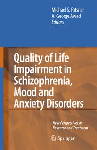 Produktbild: Quality of Life Impairment in Schizophrenia, Mood and Anxiety Disorders
