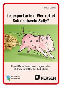 Produktbild: Lesespurkarten: Wer rettet Schulschwein Sally?