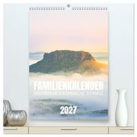 Produktbild: Familienkalender - S&auml;chsische und B&ouml;hmische Schweiz (hochwertiger Premium Wandkalender 2027 DIN A2 hoch), Kunstdruck in Hochglanz