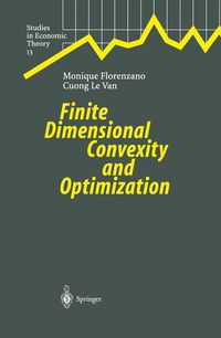Produktbild: Finite Dimensional Convexity and Optimization