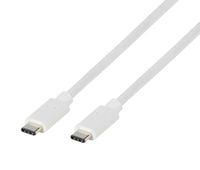 Produktbild: Vivanco USB-Kabel USB-C® Stecker, USB-C® Stecker 1.00m Weiß 63088