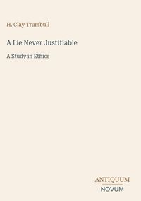 Produktbild: A Lie Never Justifiable