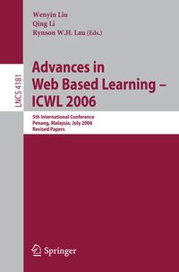 Produktbild: Advances in Web Based Learning -- ICWL 2006
