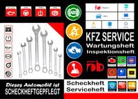 Produktbild: KFZ AUTOMOBIL SERVICEHEFT Scheckheft Inspektionsheft Wartungsheft Service Leistungen